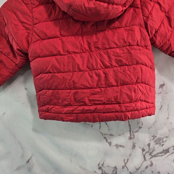 Columbia Jacket Boys 2T Red Coat Youth Powder Light Puffer Hooded Synthetic - Picture 7 of 14